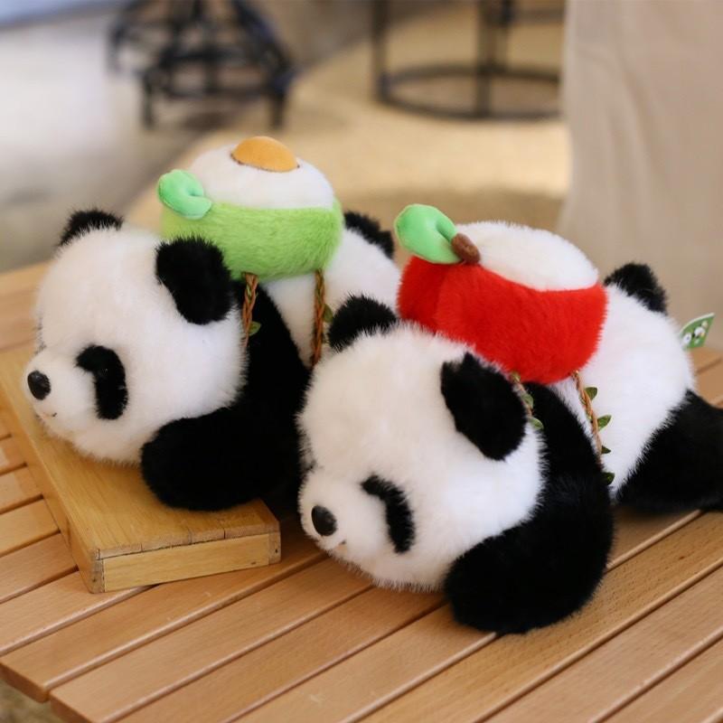 Cute Giant Simulation Panda Plush Toy Doll Silly Travel Souvenir Mascot Gift