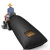 Easy Installation Leaves Collector Bag Equipped with Bottom Zippers for Quick Emptying Drawstring Closures for Riding Mowers