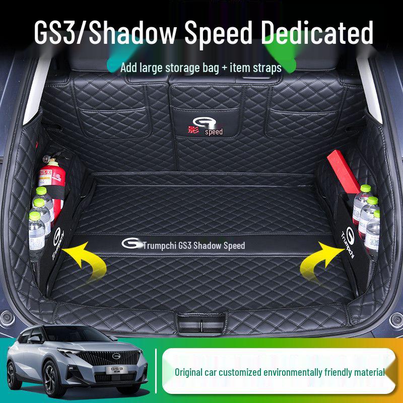 Compatible Trunk Mat for 25 GAC Trumpchi GS3 Shadow Speed Models