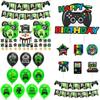 Gamepad Game-themed Birthday Set for Children's Birthday Party Decorations