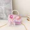 Princess Pearl Fashion Bag Kids Shoulder Bag With Plush Fabric For Use Outings