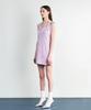 Sillot Twist Neck Sleeveless Mini Dress (Pale Purple)