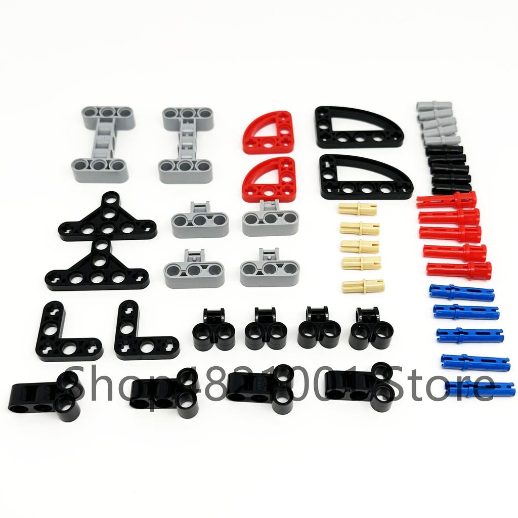 High-Tech Technical Parts Pin Beam Liftarm Axle Connector Panel Gear Car Motorcycle Building Blocks Bricks Technology Set Toys