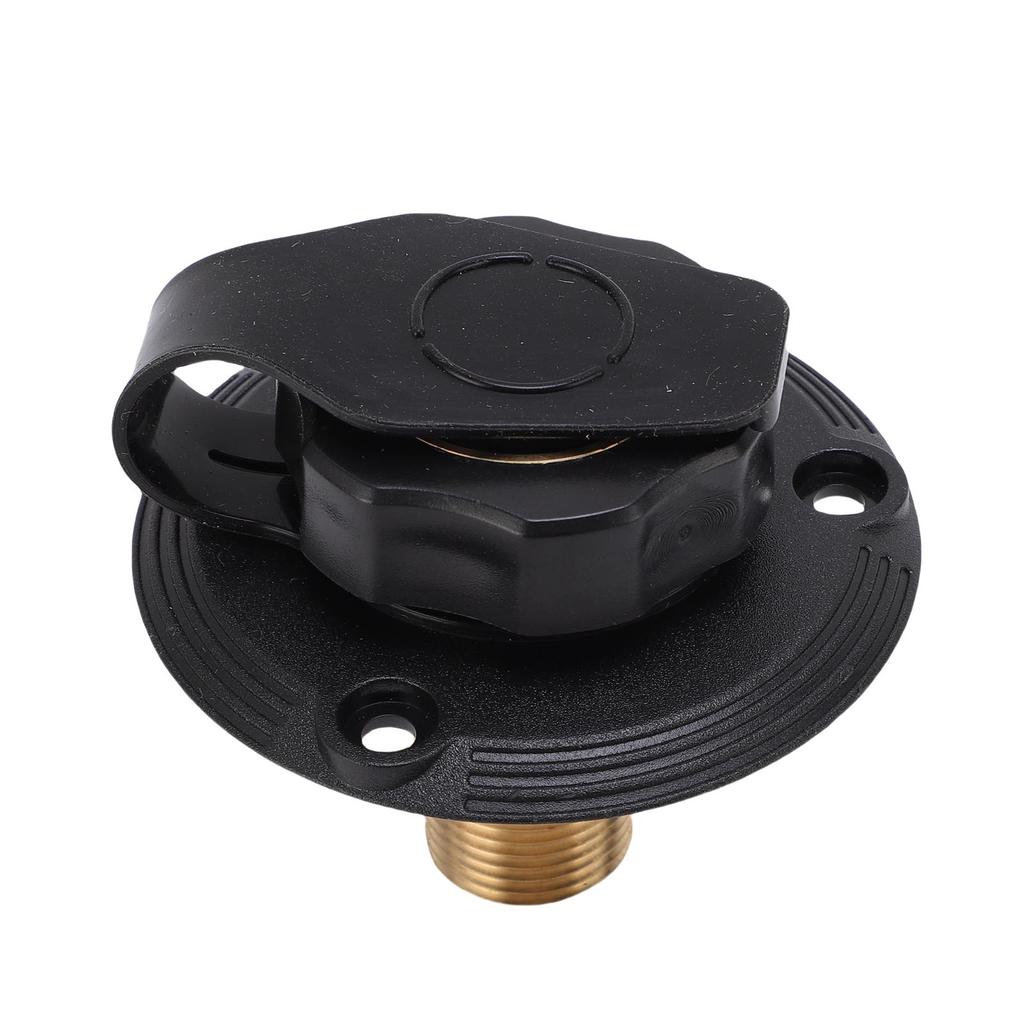 RV City Water Fill Inlet Brass One Way RV Water Inlet Replacement for for RV Trailer Marine
