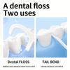 Disposable Plastic Toothpick Dental Floss, High Tensile And Smooth Dental Floss Stick, Portable Dental Floss Box, 50 Pack