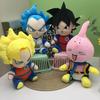 20cm DragonBall Japan Anime Plush Toys Super Saiyan Goku Vegeta Picollo Trunks Gohan Cartoon Figure Stuffed Dolls Child Gifts Cuddly Fluffy Huggable