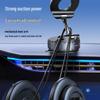 MagSafe Car Phone Holder with Metal Rod, Rotating, Folding, Anti-Shake Vacuum Suction Cup.
