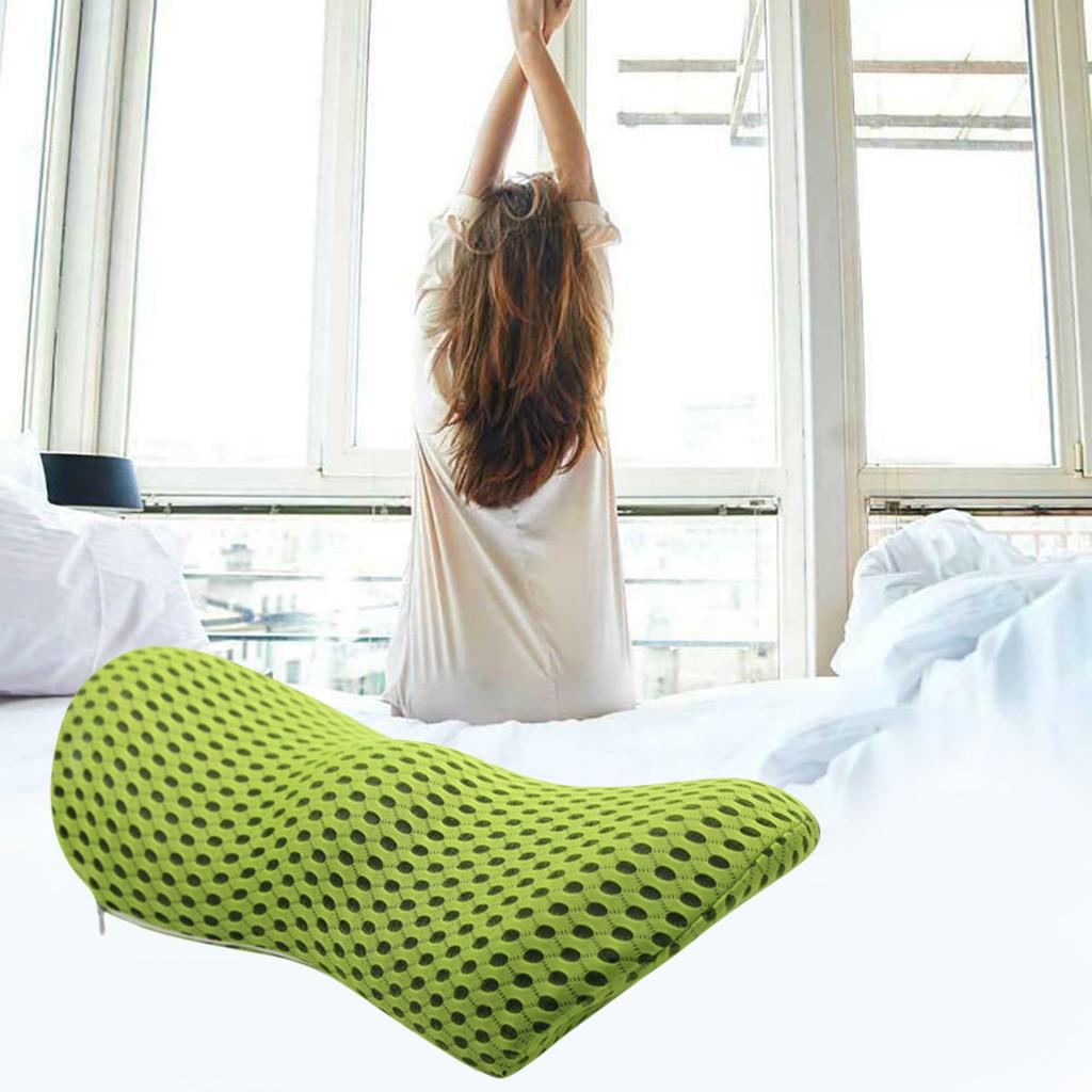 Lumbar Back Memory Foam Support Back Cushion Home Office Car Seat