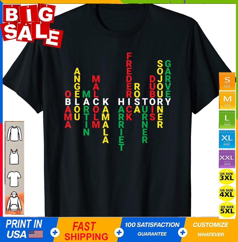 2025/Месяц черной истории Празднование сильных лидеров Унисекс футболка. Футболка Unisex S