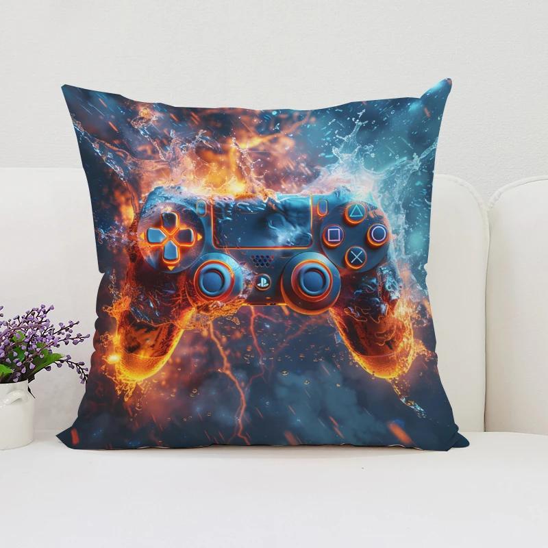 Home Decor TV Game Fan Style Square Pillowcase Cushion Cover Anime New Design Gamer Grip Printed 45x45 Gift for Kids