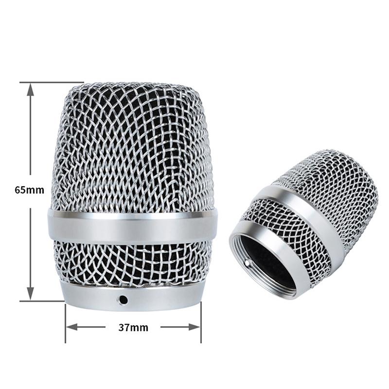Replacement Steel Mesh Microphone Grill Head Microphone Grille Replacement Head