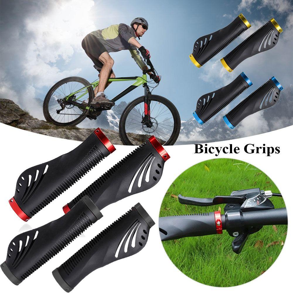 

Handle Handle Bar Parts Anti-Slip Handlebar Cover Lock On Ergonomic Soft Rubber Grips Bicycle Grips