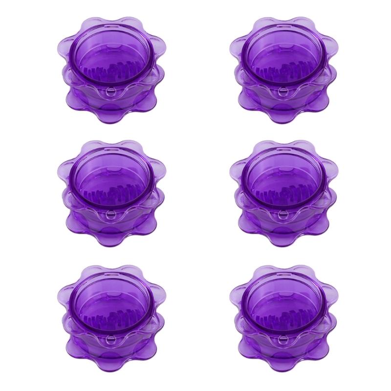 Manual Rotary Garlic Press With Detachable Design Garlic Press Tool For Effortlessly Grinding And Easy Cleaning фиолетовый