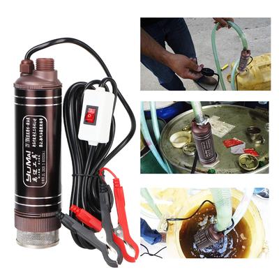 Leistungsstarke selbstansaugende Ölpumpe, Mini-Gehäuse aus Aluminiumlegierung, 45 l/min, 12-V-Flüssigkeitsabsaugung zum Pumpen von Dieselöl, Wasser, Tauch-Kraftstofftransfer