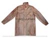 Brown Halloween Stylish Formal Casual Men Trench Coat Genuine Leather Lambskin