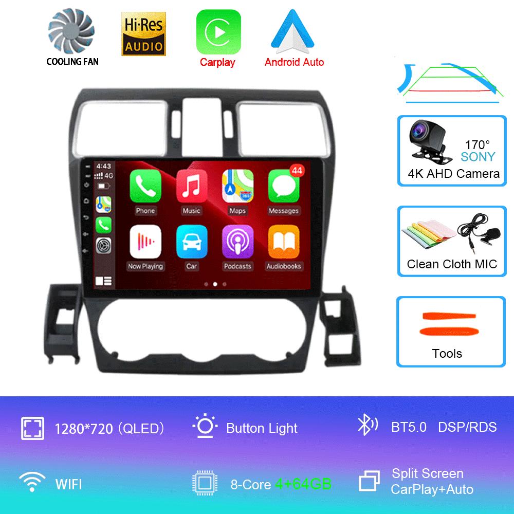 Android 14 Radio For Subaru Forester 4 SJ XV WRX 2012 - 2018 Carplay Stereo GPS Navi Video Playe Car Multimedia 2din Carplay DVD