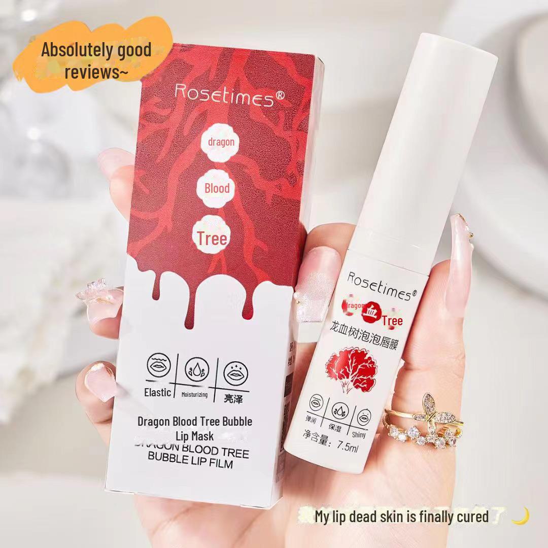 

Маска и масло для губ Dragon Blood Tree Rose Era: Увлажняет, питает и разглаживает морщины губ Rosetimes Dragon Blood Tree Bubble Lip Mask красный