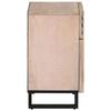 VidaXL Table de chevet blanc 50x34x60 cm bois de manguier massif, armoire de chevet, armoire de lit, table d'appoint pour 377479