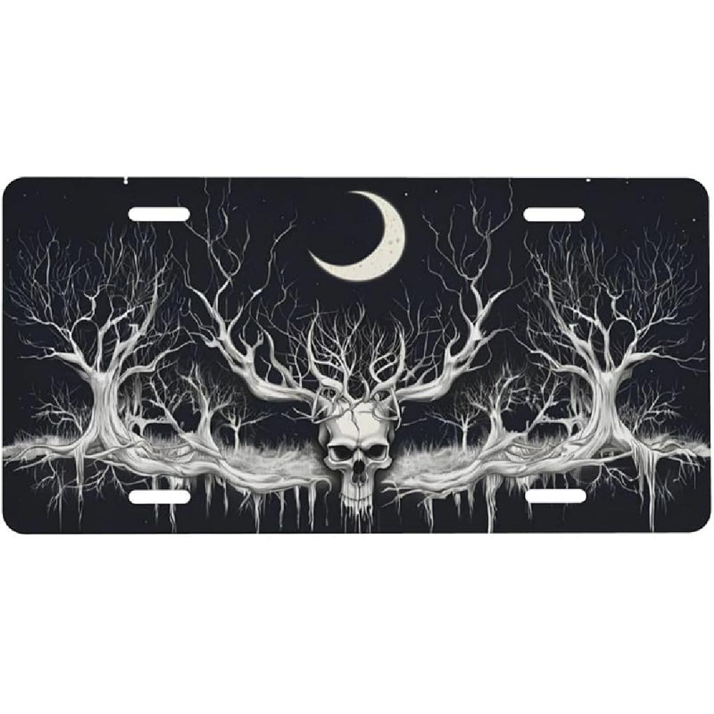 Sea Turtle Marble Front License Plate for Women Car Vanity Plates Decorative Aluminum Metal Cute Novelty License Plate Cover for Men 6x12 Inch (4