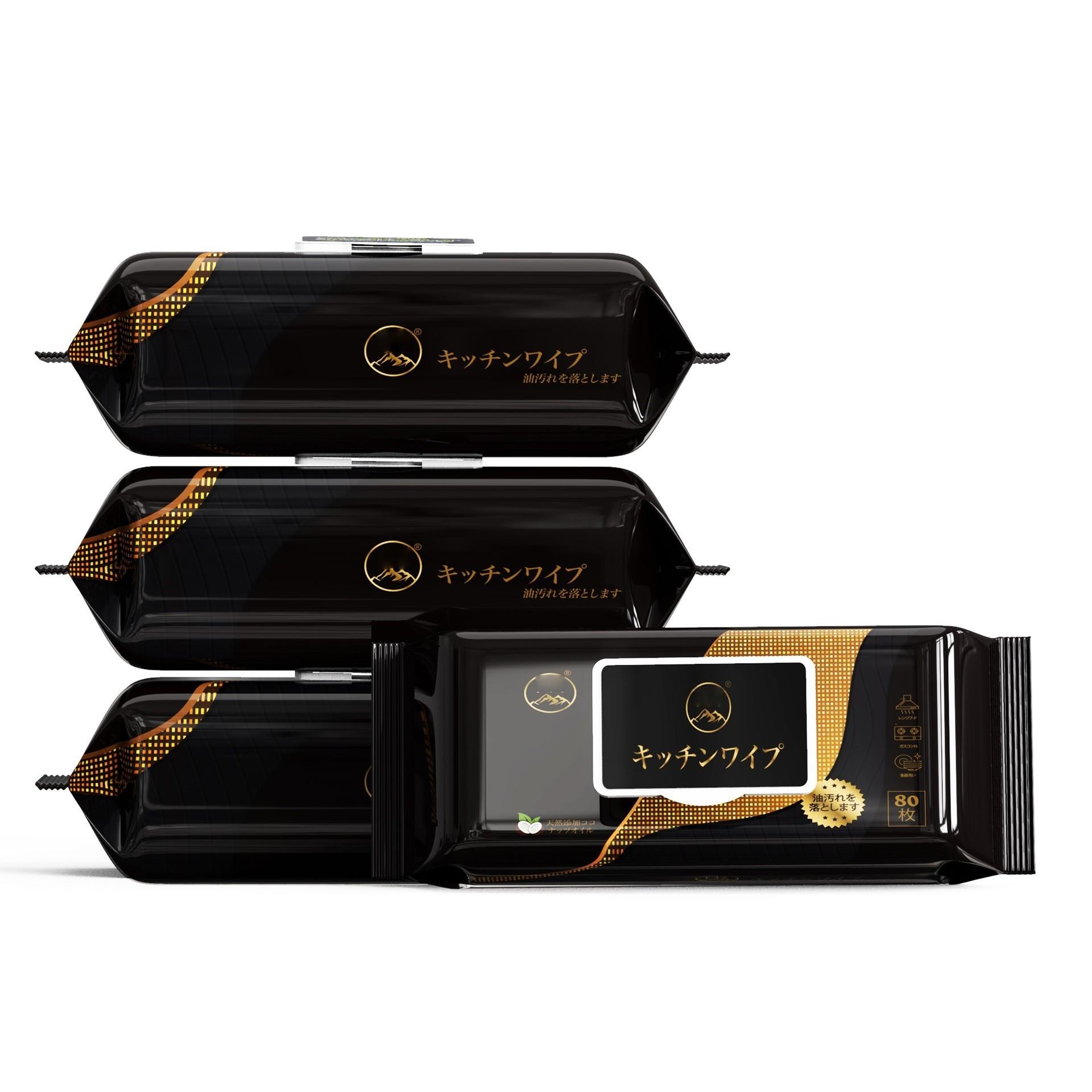 

Мощные кухонные обезжиривающие салфетки для сильных масляных пятен и очистки вытяжки Kitchen Wipes 80pc