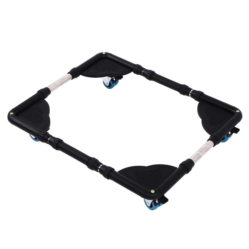 Cărucior Mobil Ajustabil pentru Mobilier Suport Mașină de Spălat Cărucior de Mutare pentru Greutăți Mari Negru