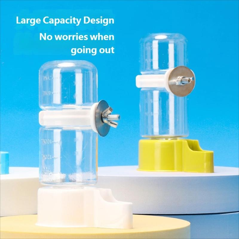 2PCS Automatic Auto Waterer For Parrots Budgies Cockatiels Safe Plastic Water Dispenser Feeder Easy Maintenances