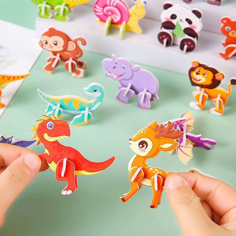 30 ks Mini kreslená zvířátka kutilské papírové skládanky Hračky pro děti Narozeninová oslava Odměny do školky Pinata Filler