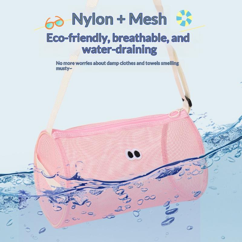 Mesh Toiletry Storage Bag Lightweight See-through Cosmetic Organizer 1Pcs for Daily Commute Gym Shower