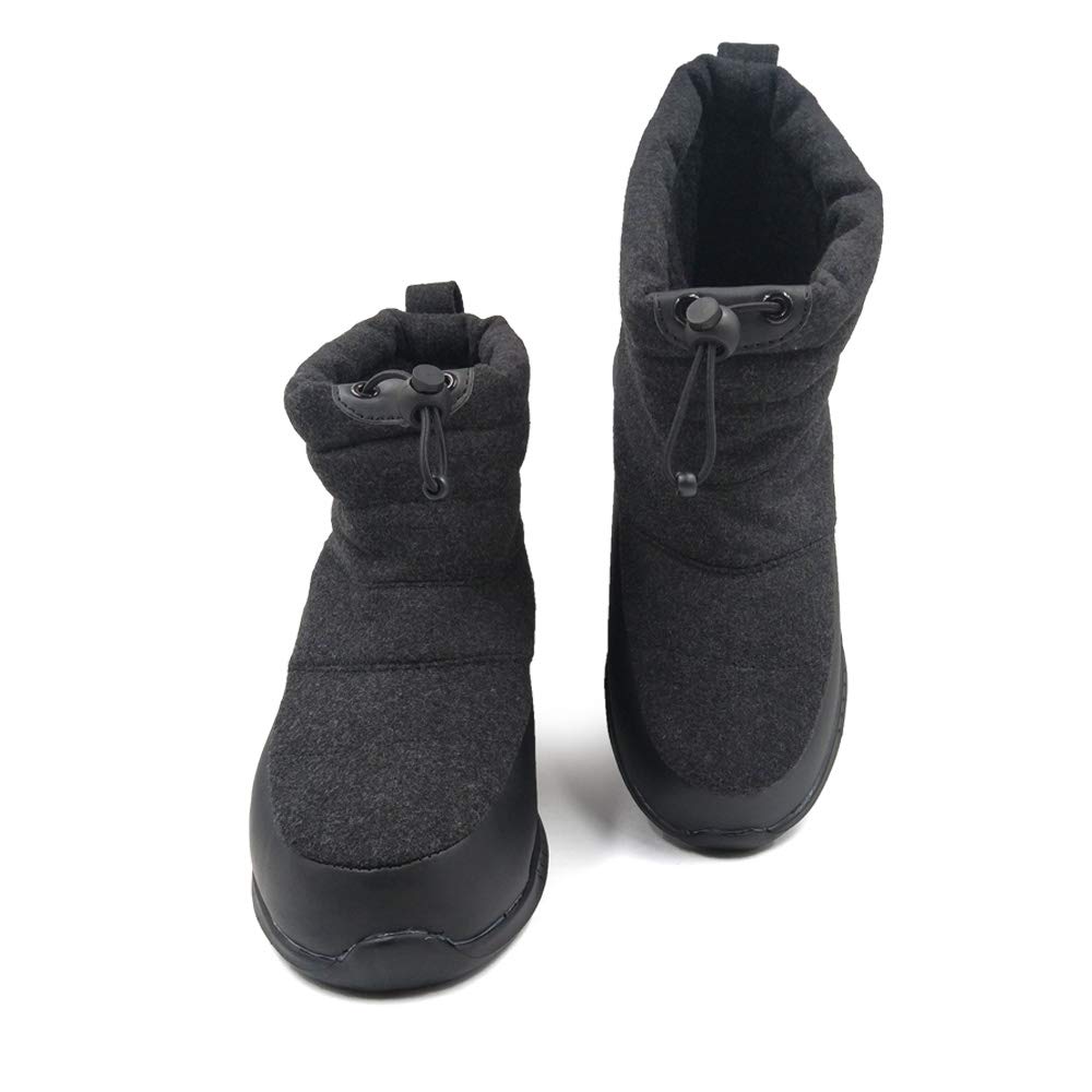 Amozi and Snow Short Winter Warm Boa and Fluffy Perfect for Winter Snow Long Size Men's Women's Boots, Boots, Boots, Water-Repellent, Waterproof,