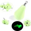 Hengjia Luminous Teardrop Fishing Weights 12G-150G - Glow-in-the-Dark Surf and Float Fishing Accessories