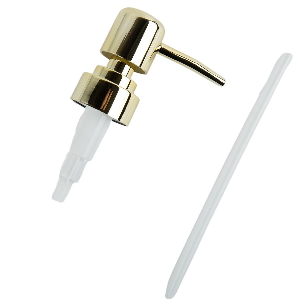 Głowica pompy o długości 9 cm ABS Srebrna Długość rurki 15 cm 1 szt.