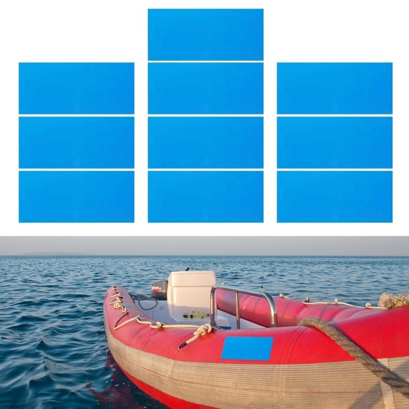 10 Stück Schwimmbecken-Flicken Wasserdicht Selbstklebend PVC Reparaturflicken für Schwimmringe Spielzeug Schlauchboote