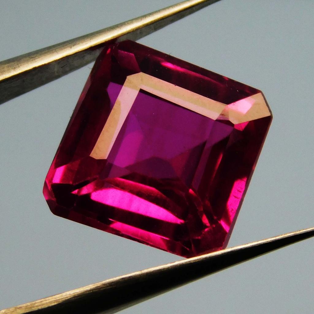 Amazing Natural Pink SAPPHIRE Square 10.25 Ct Loose Gemstone For Ring