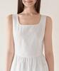 Musinsa Standard Woman Women'S Poplin Sleeveless Long Dress [White]