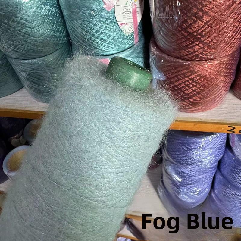 Wool Angora Yarn 3-Ply Long Velvet Wool Sweater Knitting Yarn Hand Crochet Fine Merino Wool Content 33% for Clothing Acco...