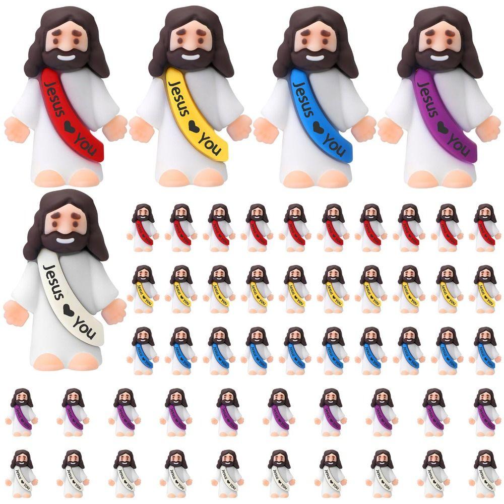10 Stück mit Buchstaben Weihnachten Jesus Ornamente Jesus Füller Jesus liebt dich Spielzeug