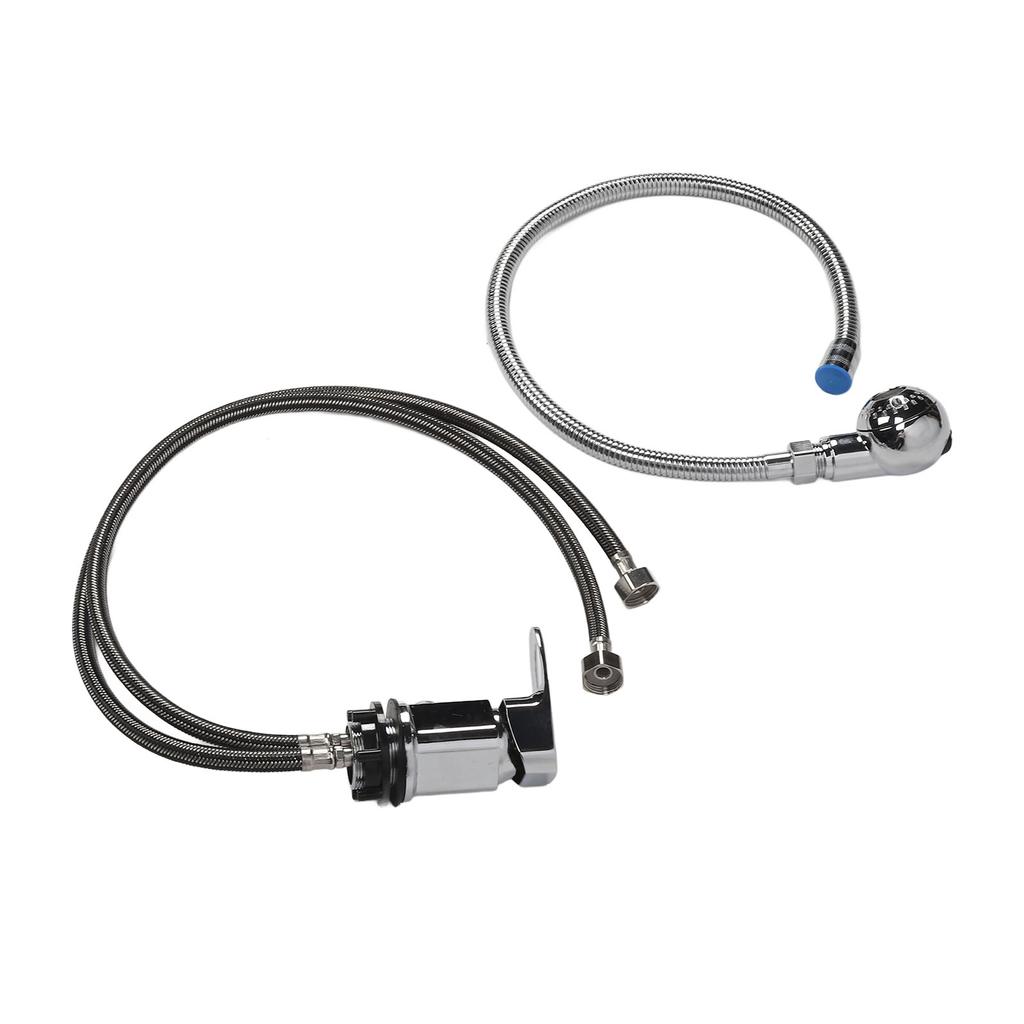 Shampoo Bowl Faucet Rust Resistant 70cm Hose Zinc Alloy Structure Shampoo Bowl Sprayer for Salon