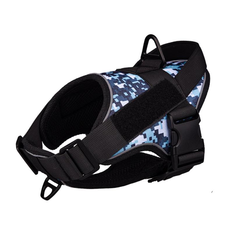 K9 Large Dog Training Harness Reflective Vest Harness Pet Traction Rope For Medium Large Dogs
