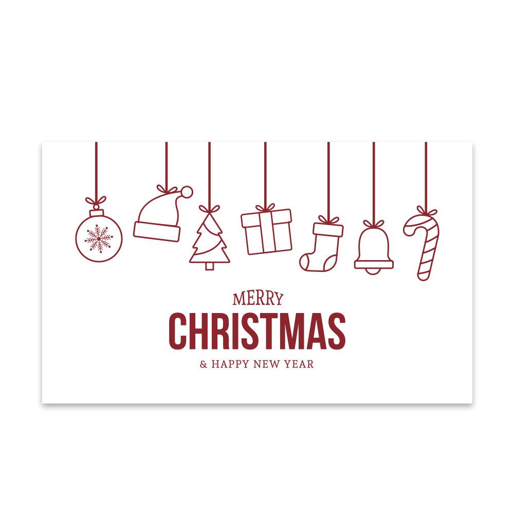 Party Christmas Greeting Cards Thank You Christmas Gift Gift Packaging X105