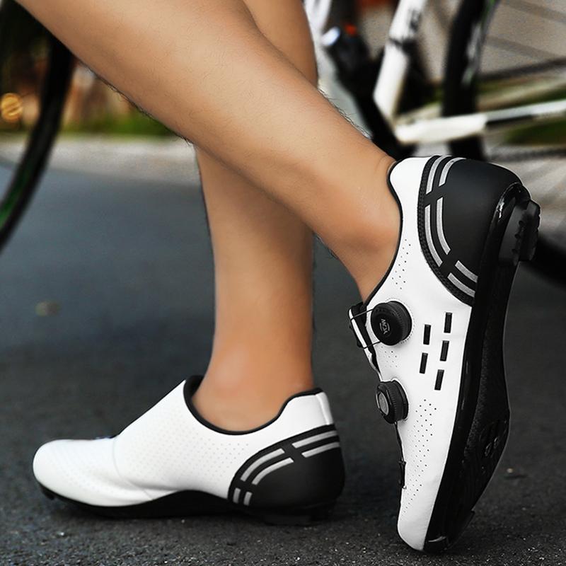 Quick Lace Pro Cycling Shoes Size 36-46 MTB Men Sport Road Bike Boots Flat Racing Speed Sneakers Trail Mountain Bicycle Footwear