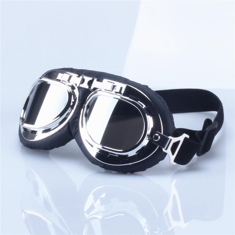 Motorcycle Goggles Glasses Vintage Motocross Classic Goggles Retro Pilot Cruiser  ATV Bike UV Protection Copper Har Gafas