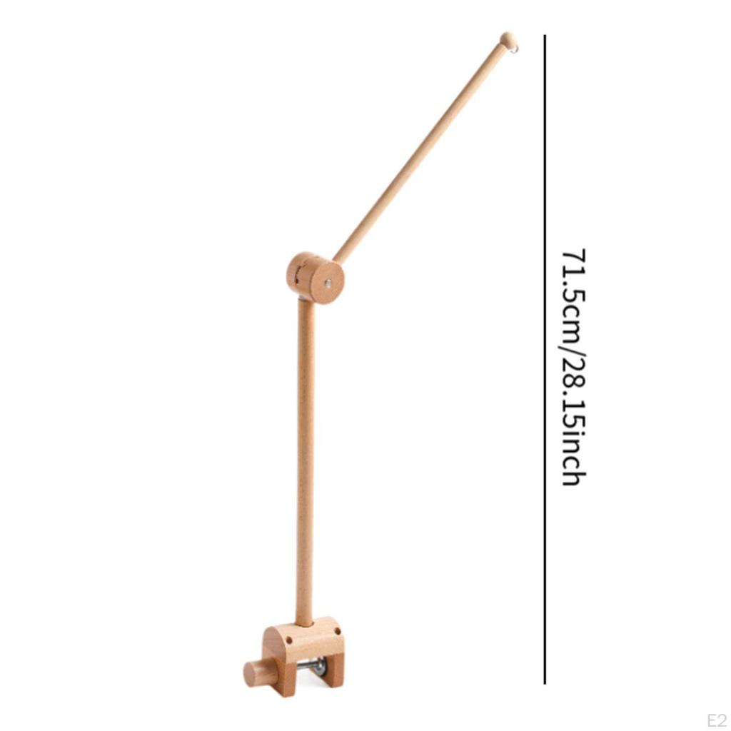 28 inch Screw Crib Mobile Bed Bell Holder DIY Toy Decoration for Cot