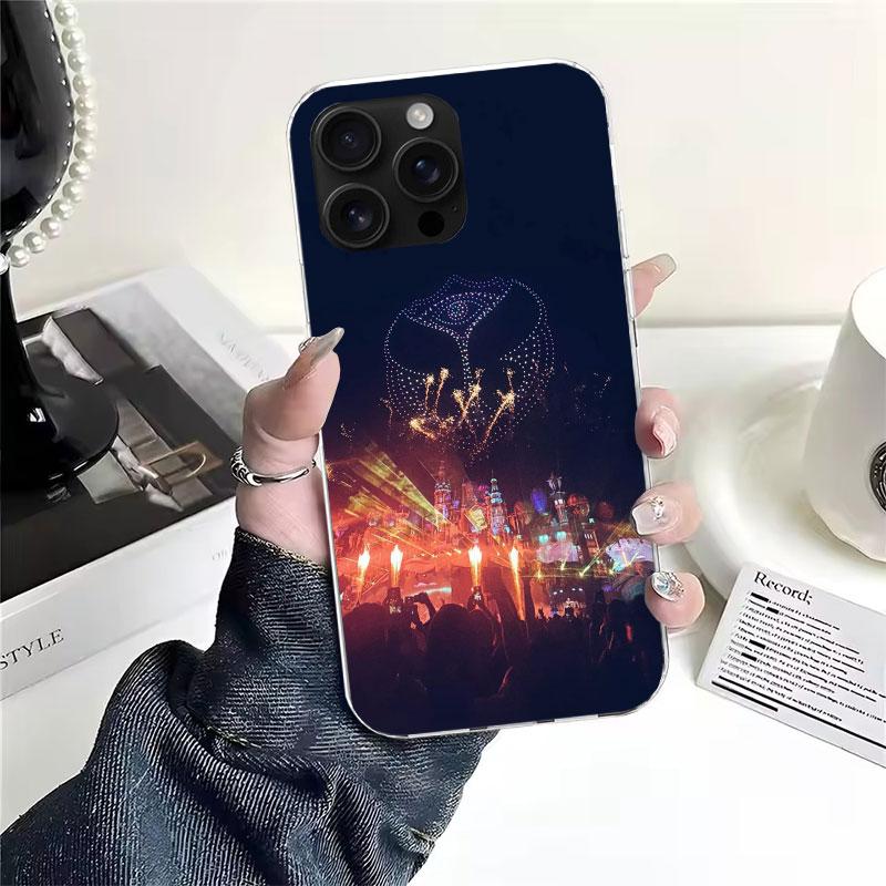 

Music Festival Tomorrowlands Soft Phone Case For IPhone 11 17 Air 16E 16 Pro Max 15 + 14 Plus 13 Mini 12 Apple 7 SE 8 Fundas Coq iPhone 12 (12 Pro)