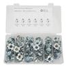 80Pcs Four Claw Nut Strong Durable Rust Prevention Carbon Steel 3/8in Nuts for Furniture Cabinet Doo