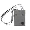 Unisex Travel Passport Holder with Lanyard - Double-Layer Neck Pouch for Secure Document Storage