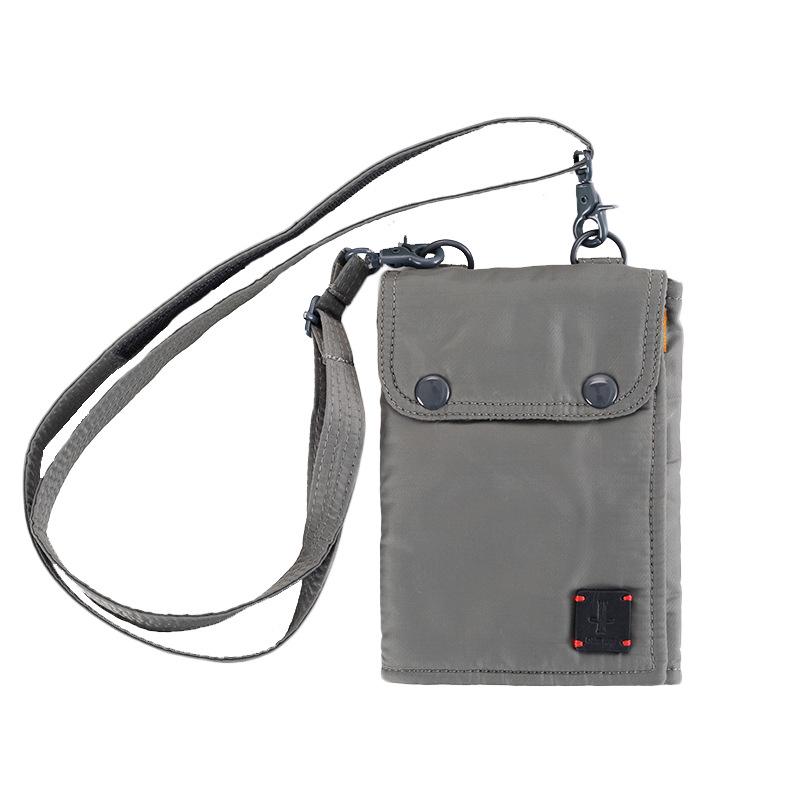 Unisex Travel Passport Holder with Lanyard - Double-Layer Neck Pouch for Secure Document Storage