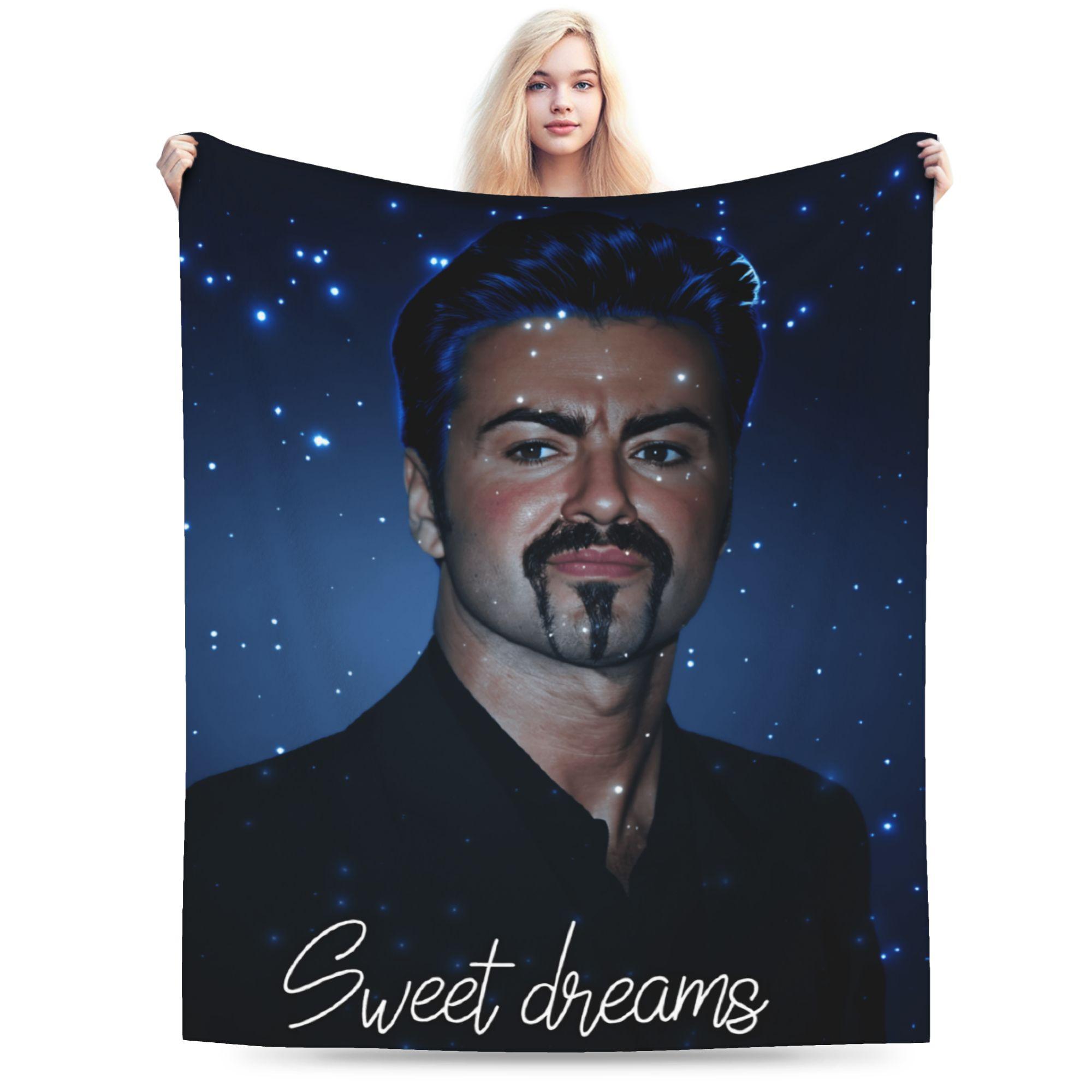 George Michael  Songs Blanket Quality Warm Soft  Throw Blanket Winter Girls Boys Couch Chair Fluffy Bedspread 30x40in