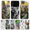 Phone Case For Samsung Galaxy A13 A33 A35 A55 A73 A53 A23 A51 A71 A21S A72 A31 A41 A05s A03S A15 A25 5G Clear Cover Koala