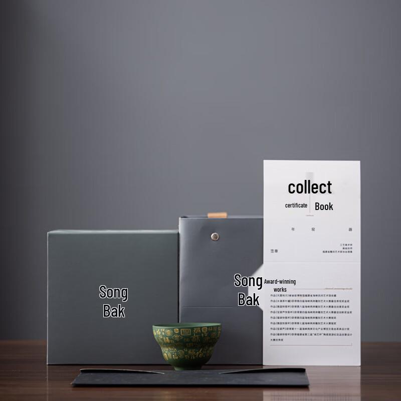 Handmade Purple Clay Gourd Master Tea Cup Gift Set