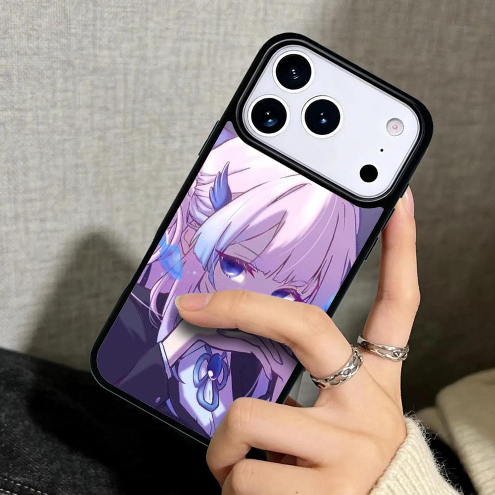 Capa Case for iPhone 17 Air 16 Pro Max 15 Plus 11 13 Mini 14 12 Back Phone Cover Sangonomiya Kokomi Genshin Impact